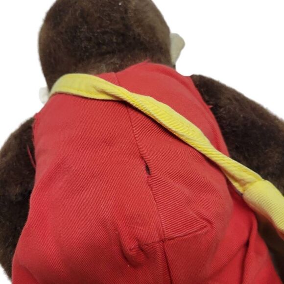 Curious George Monkey Newspaper Boy Plush Soft Toy Network 16" Stuffed - Picture 4 of 5